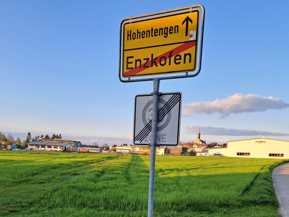 Ortsausgang Enzkofen