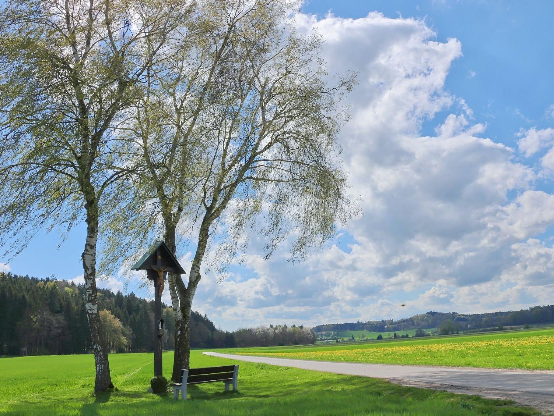 Feldkreuz Weg von Enzkofen nach Rosna