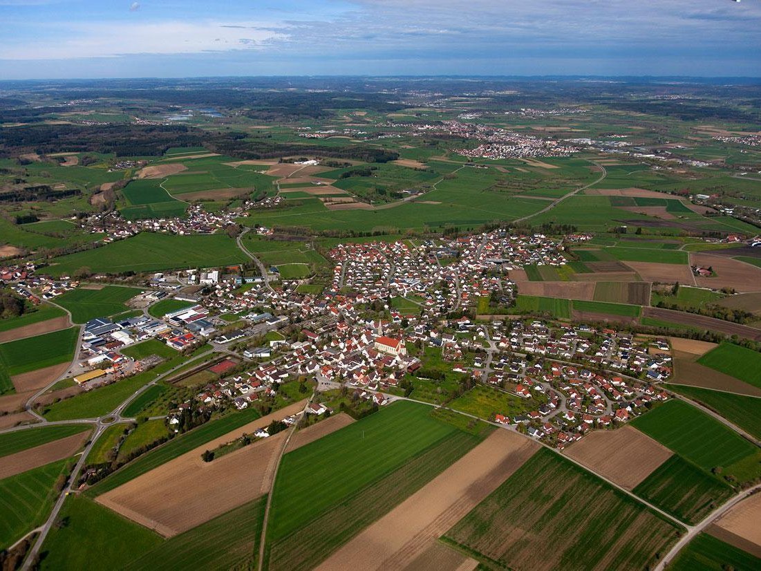 Alte Luftaufnahme Hohentengen