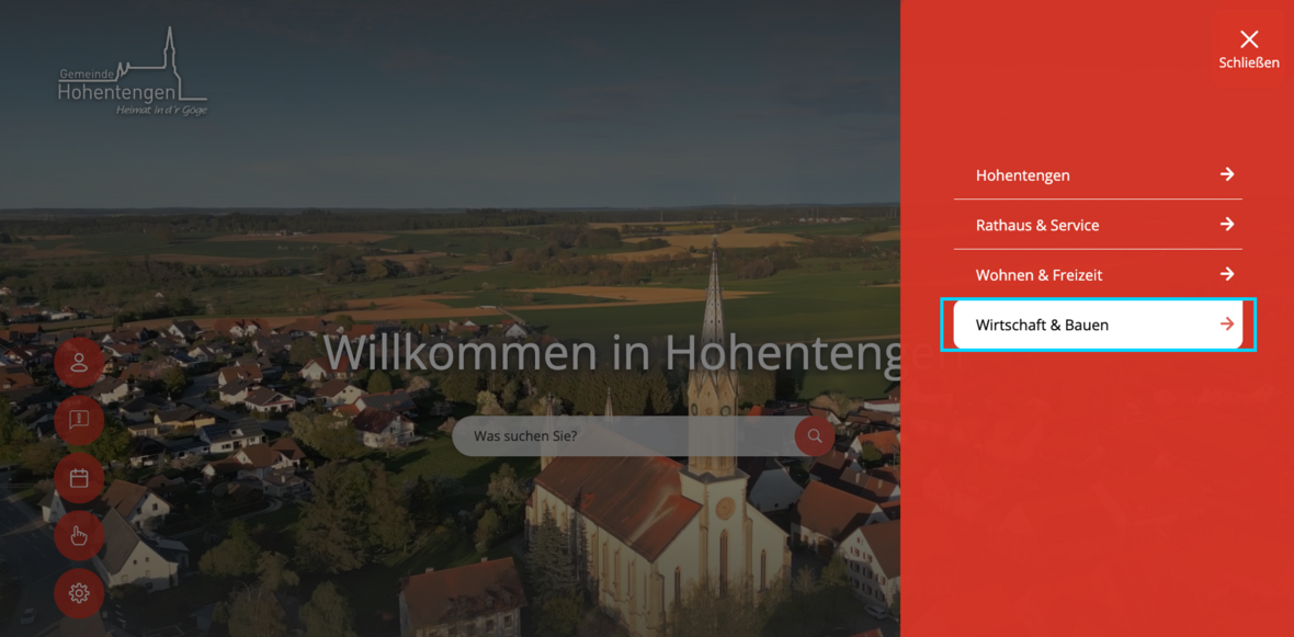 Bereich „Wirtschaft & Bauen“
