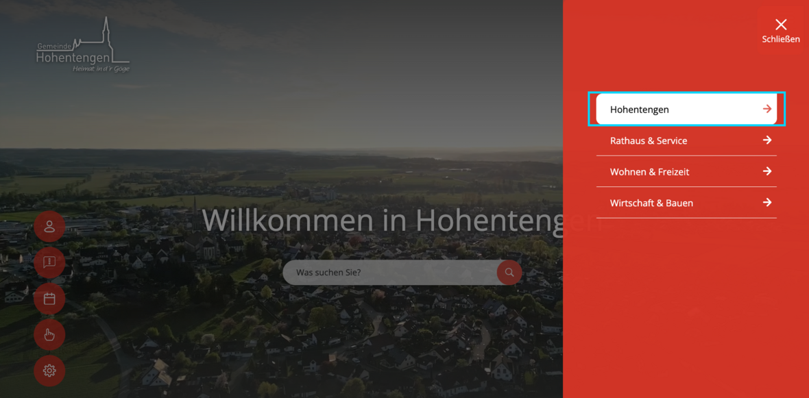 Hauptmenü