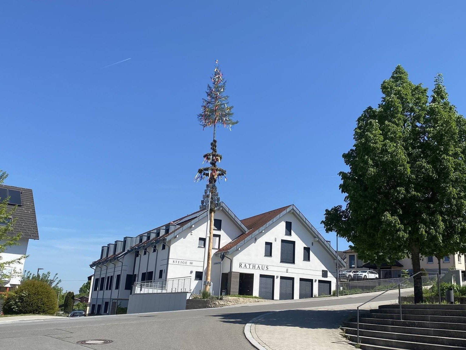 Maibaum Rathaus Hohentengen